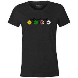 Tour Peloton Women'sReigedesign - THREAD+SPOKE | MTB APPAREL | ROAD BIKING T-SHIRTS | BICYCLE T SHIRTS |