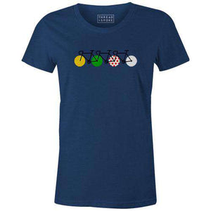 Tour Peloton Women'sReigedesign - THREAD+SPOKE | MTB APPAREL | ROAD BIKING T-SHIRTS | BICYCLE T SHIRTS |