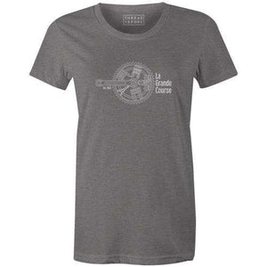 Parisian Crank Women'sReigedesign - THREAD+SPOKE | MTB APPAREL | ROAD BIKING T-SHIRTS | BICYCLE T SHIRTS |