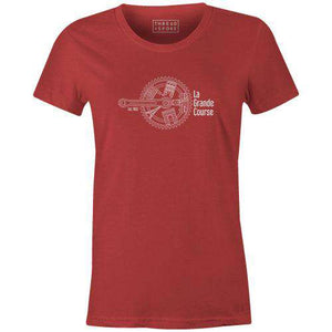 Parisian Crank Women'sReigedesign - THREAD+SPOKE | MTB APPAREL | ROAD BIKING T-SHIRTS | BICYCLE T SHIRTS |