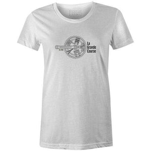 Parisian Crank Women'sReigedesign - THREAD+SPOKE | MTB APPAREL | ROAD BIKING T-SHIRTS | BICYCLE T SHIRTS |