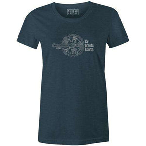 Parisian Crank Women'sReigedesign - THREAD+SPOKE | MTB APPAREL | ROAD BIKING T-SHIRTS | BICYCLE T SHIRTS |