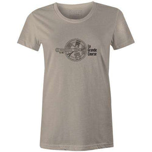 Parisian Crank Women'sReigedesign - THREAD+SPOKE | MTB APPAREL | ROAD BIKING T-SHIRTS | BICYCLE T SHIRTS |