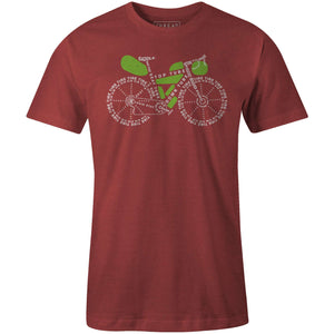 Bike Packing AnatomyReigedesign - THREAD+SPOKE | MTB APPAREL | ROAD BIKING T-SHIRTS | BICYCLE T SHIRTS |