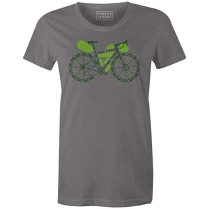 Bike Packing Anatomy Women'sReigedesign - THREAD+SPOKE | MTB APPAREL | ROAD BIKING T-SHIRTS | BICYCLE T SHIRTS |