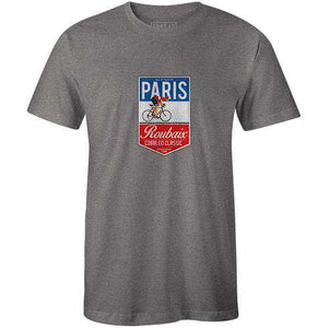 Paris Roubaix BadgeThread+Spoke - THREAD+SPOKE | MTB APPAREL | ROAD BIKING T-SHIRTS | BICYCLE T SHIRTS |