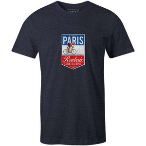 Paris Roubaix BadgeThread+Spoke - THREAD+SPOKE | MTB APPAREL | ROAD BIKING T-SHIRTS | BICYCLE T SHIRTS |