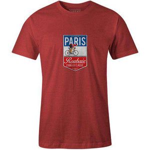 Paris Roubaix BadgeThread+Spoke - THREAD+SPOKE | MTB APPAREL | ROAD BIKING T-SHIRTS | BICYCLE T SHIRTS |