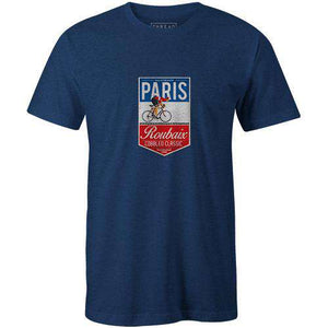 Paris Roubaix BadgeThread+Spoke - THREAD+SPOKE | MTB APPAREL | ROAD BIKING T-SHIRTS | BICYCLE T SHIRTS |