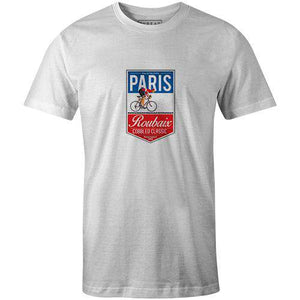 Paris Roubaix BadgeThread+Spoke - THREAD+SPOKE | MTB APPAREL | ROAD BIKING T-SHIRTS | BICYCLE T SHIRTS |