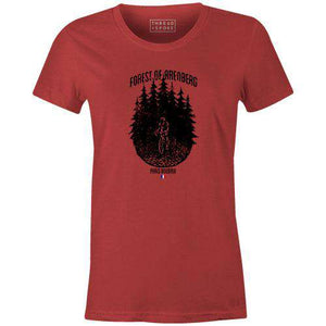 Forest of Arenberg Women'sThread+Spoke - THREAD+SPOKE | MTB APPAREL | ROAD BIKING T-SHIRTS | BICYCLE T SHIRTS |