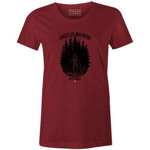 Forest of Arenberg Women'sThread+Spoke - THREAD+SPOKE | MTB APPAREL | ROAD BIKING T-SHIRTS | BICYCLE T SHIRTS |