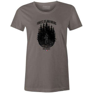 Forest of Arenberg Women'sThread+Spoke - THREAD+SPOKE | MTB APPAREL | ROAD BIKING T-SHIRTS | BICYCLE T SHIRTS |