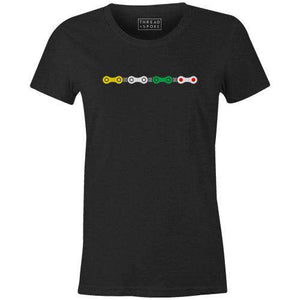 Jersey Chain Women'sThread+Spoke - THREAD+SPOKE | MTB APPAREL | ROAD BIKING T-SHIRTS | BICYCLE T SHIRTS |