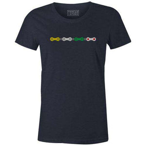 Jersey Chain Women'sThread+Spoke - THREAD+SPOKE | MTB APPAREL | ROAD BIKING T-SHIRTS | BICYCLE T SHIRTS |