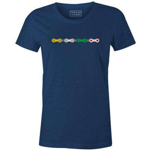 Jersey Chain Women'sThread+Spoke - THREAD+SPOKE | MTB APPAREL | ROAD BIKING T-SHIRTS | BICYCLE T SHIRTS |