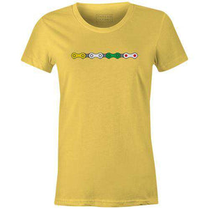Jersey Chain Women'sThread+Spoke - THREAD+SPOKE | MTB APPAREL | ROAD BIKING T-SHIRTS | BICYCLE T SHIRTS |