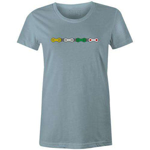 Jersey Chain Women'sThread+Spoke - THREAD+SPOKE | MTB APPAREL | ROAD BIKING T-SHIRTS | BICYCLE T SHIRTS |