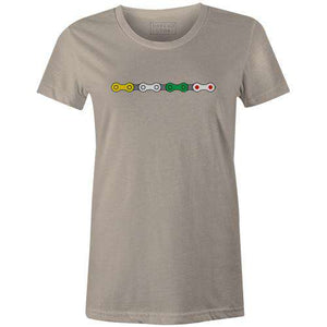 Jersey Chain Women'sThread+Spoke - THREAD+SPOKE | MTB APPAREL | ROAD BIKING T-SHIRTS | BICYCLE T SHIRTS |