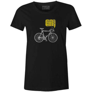 Allez Velo Women'sThread+Spoke - THREAD+SPOKE | MTB APPAREL | ROAD BIKING T-SHIRTS | BICYCLE T SHIRTS |