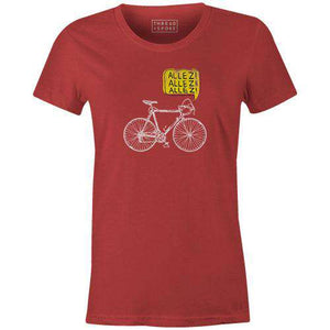 Allez Velo Women'sThread+Spoke - THREAD+SPOKE | MTB APPAREL | ROAD BIKING T-SHIRTS | BICYCLE T SHIRTS |