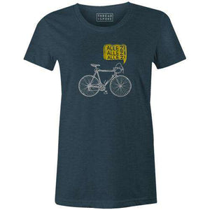 Allez Velo Women'sThread+Spoke - THREAD+SPOKE | MTB APPAREL | ROAD BIKING T-SHIRTS | BICYCLE T SHIRTS |