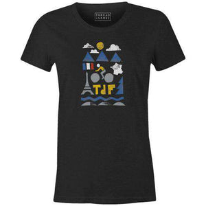 French Cycling Women'sThread+Spoke - THREAD+SPOKE | MTB APPAREL | ROAD BIKING T-SHIRTS | BICYCLE T SHIRTS |