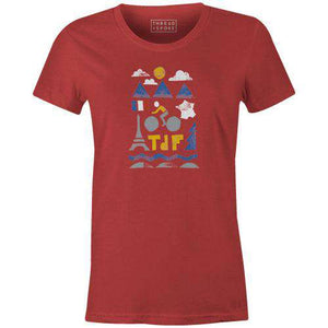 French Cycling Women'sThread+Spoke - THREAD+SPOKE | MTB APPAREL | ROAD BIKING T-SHIRTS | BICYCLE T SHIRTS |