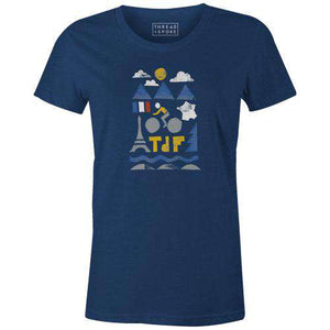 French Cycling Women'sThread+Spoke - THREAD+SPOKE | MTB APPAREL | ROAD BIKING T-SHIRTS | BICYCLE T SHIRTS |