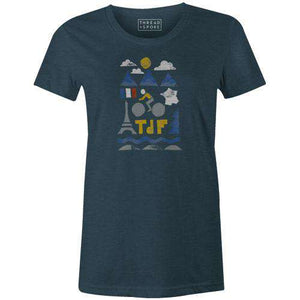 French Cycling Women'sThread+Spoke - THREAD+SPOKE | MTB APPAREL | ROAD BIKING T-SHIRTS | BICYCLE T SHIRTS |