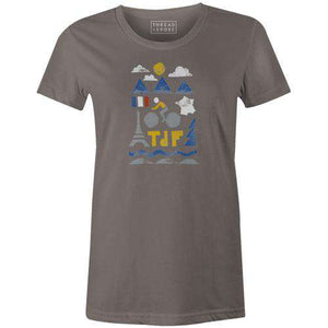 French Cycling Women'sThread+Spoke - THREAD+SPOKE | MTB APPAREL | ROAD BIKING T-SHIRTS | BICYCLE T SHIRTS |