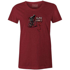 Classic Climbs of France Women'sThread+Spoke - THREAD+SPOKE | MTB APPAREL | ROAD BIKING T-SHIRTS | BICYCLE T SHIRTS |