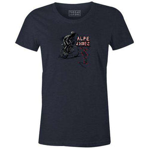 Classic Climbs of France Women'sThread+Spoke - THREAD+SPOKE | MTB APPAREL | ROAD BIKING T-SHIRTS | BICYCLE T SHIRTS |