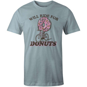 Men's T-shirt - Will Ride for Donuts