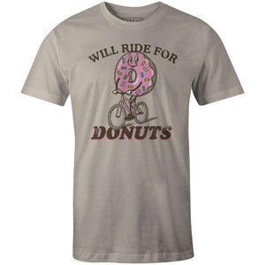 Men's T-shirt - Will Ride for Donuts