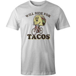 Men's T-shirt - Will Ride for Tacos