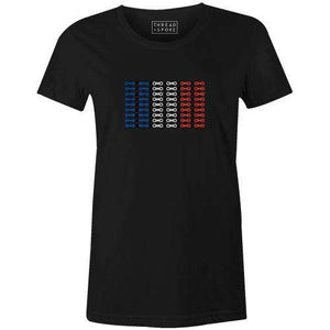 Chain Flag France Women'sJeremy Reiss - THREAD+SPOKE | MTB APPAREL | ROAD BIKING T-SHIRTS | BICYCLE T SHIRTS |