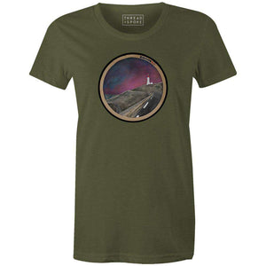 Mont Ventoux Painting Women'sLucas Lajoie - THREAD+SPOKE | MTB APPAREL | ROAD BIKING T-SHIRTS | BICYCLE T SHIRTS |