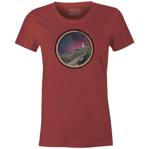 Mont Ventoux Painting Women'sLucas Lajoie - THREAD+SPOKE | MTB APPAREL | ROAD BIKING T-SHIRTS | BICYCLE T SHIRTS |