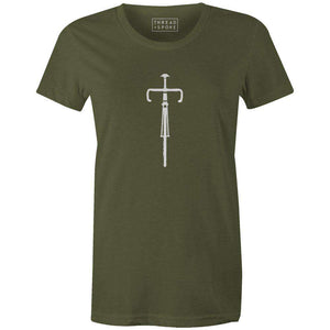 Road Bike Silhouette Women'sLucas Lajoie - THREAD+SPOKE | MTB APPAREL | ROAD BIKING T-SHIRTS | BICYCLE T SHIRTS |