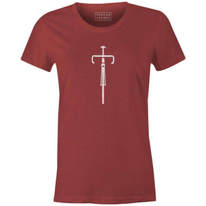Road Bike Silhouette Women'sLucas Lajoie - THREAD+SPOKE | MTB APPAREL | ROAD BIKING T-SHIRTS | BICYCLE T SHIRTS |