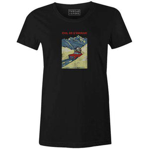 Col de l'Iseran Women'sThread+Spoke - THREAD+SPOKE | MTB APPAREL | ROAD BIKING T-SHIRTS | BICYCLE T SHIRTS |
