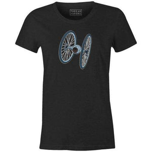 Tire Fighter Women'sThread+Spoke - THREAD+SPOKE | MTB APPAREL | ROAD BIKING T-SHIRTS | BICYCLE T SHIRTS |