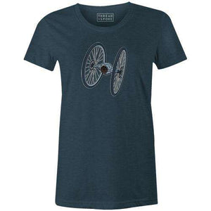 Tire Fighter Women'sThread+Spoke - THREAD+SPOKE | MTB APPAREL | ROAD BIKING T-SHIRTS | BICYCLE T SHIRTS |