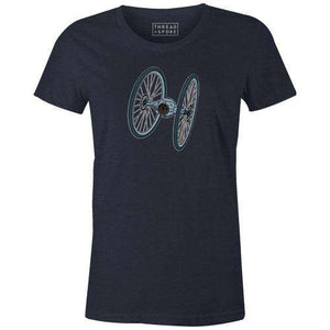Tire Fighter Women'sThread+Spoke - THREAD+SPOKE | MTB APPAREL | ROAD BIKING T-SHIRTS | BICYCLE T SHIRTS |