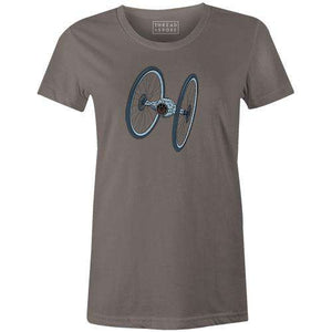 Tire Fighter Women'sThread+Spoke - THREAD+SPOKE | MTB APPAREL | ROAD BIKING T-SHIRTS | BICYCLE T SHIRTS |