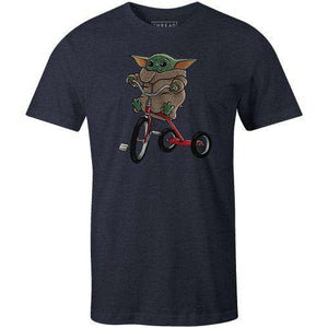 Baby Yoda's TricycleThread+Spoke - THREAD+SPOKE | MTB APPAREL | ROAD BIKING T-SHIRTS | BICYCLE T SHIRTS |