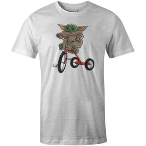 Baby Yoda's TricycleThread+Spoke - THREAD+SPOKE | MTB APPAREL | ROAD BIKING T-SHIRTS | BICYCLE T SHIRTS |