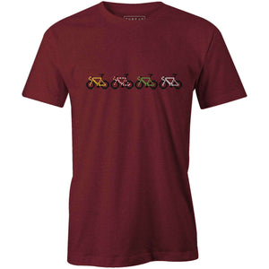 Men's T-shirt - Pixel Bike
