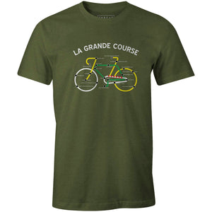 Men's T-shirt - La Grande Course Bike